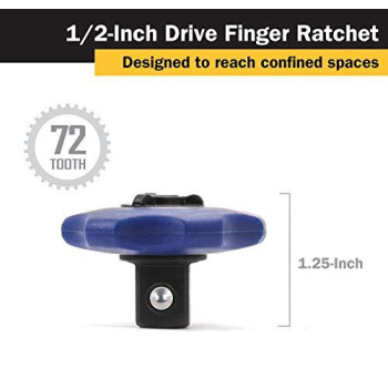 Titan 12092 12Inch Drive 72Tooth Finger Ratchet