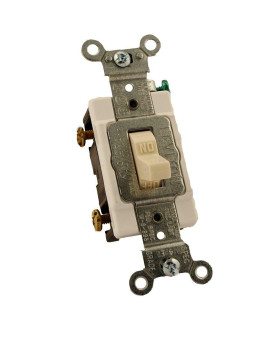 Leviton Cs1202T 20Amp 120277Volt Toggle Singlepole Ac Quiet Switch Commercial Grade Grounding Light Almond