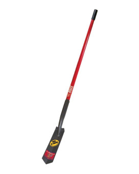 Bully Tools 92719 14Gauge 3Inch Trench Shovel With Fiberglass Long Handle