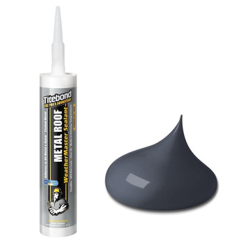 Titebond 61121 Weathermaster Metal Roof Jointsealants 95 Oz Black