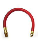 Interstate Pneumatics Tw100 Rubber Hose Whip Without Chuck 12 Inch Long