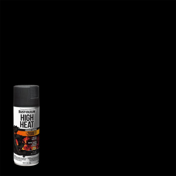 Rustoleum 248903 12Ounce 2000 Degree Flat Black Automotive High Heat Spray Paint 12 Ounce Pack Of 1