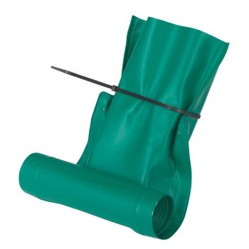 Frost King De46 Automatic Plastic Drain Away Downspout Extender Extends 4Feet Green