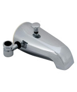 Ezflo 514 Inch Zinc Bath Tub Diverter Spout With Side Outlet Chrome 15087