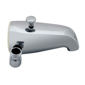 Ezflo 514 Inch Zinc Bath Tub Diverter Spout With Side Outlet Chrome 15087