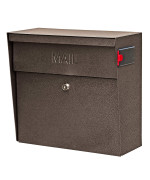 Mail Boss 7164 Metro Bronze High Capacity Wall Mounted Locking Security Mailbox