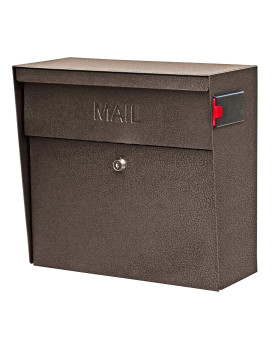 Mail Boss 7164 Metro Bronze High Capacity Wall Mounted Locking Security Mailbox