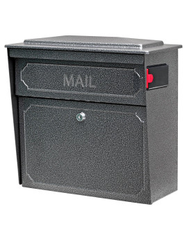 Mail Boss 7175 Townhouse Locking Security Wall Mount Mailbox Galaxy Medium