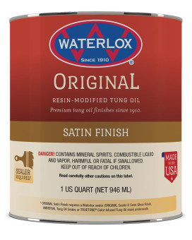 Waterlox Tb 6044 Original Satin Finish Quart 32 Fluid Ounces