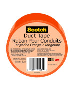 Scotch Duct Tape 188 In X 20 Yd Tangerine Orange 1 Roll 920Orgc