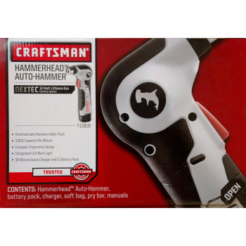 Craftsman 911818 Nextec 12Volt Lithiumlon Hammerhead Auto Hammer