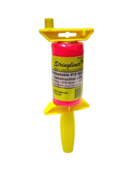 Stringliner Company Available 25162 Braided 250Feet Reloadable Line Reel Fluorescent Pink 250 Foot Pack Of 1 Multi