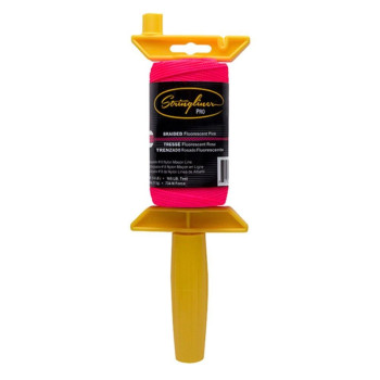 Stringliner Company Available 25162 Braided 250Feet Reloadable Line Reel Fluorescent Pink 250 Foot Pack Of 1 Multi