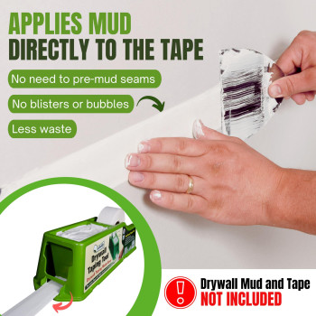 Tapebuddy Drywall Tape Dispenser By Buddy Tools Llc Drywall Taping Tool Applies Joint Compound To Std Drywall Tape In One Ste