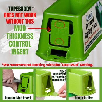 Tapebuddy Drywall Tape Dispenser By Buddy Tools Llc Drywall Taping Tool Applies Joint Compound To Std Drywall Tape In One Ste