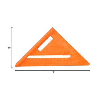 Johnson Level Tool Ras70Boran Structocast Rafter Square 7 Orange 1 Square