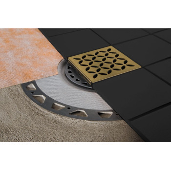 Schluter Kerdidrain Pvc Classic Shower Drain Kit With Integrated Bonding Flange Provides Drainage Solutions For Tiled Showers