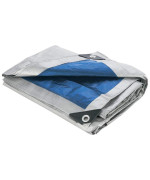 Maxam Waterproof Tarp 20X30 Foot 3 Mil Medium Duty Lightweight Tarp Uv Rip Tear Resistant Weatherproof Reusable Multi