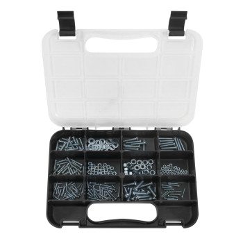 Performance Tool W5189 Durable Plastic Storage Organizer With Fullheight Dividers For Parts And Tools Flat Or Upright Storage