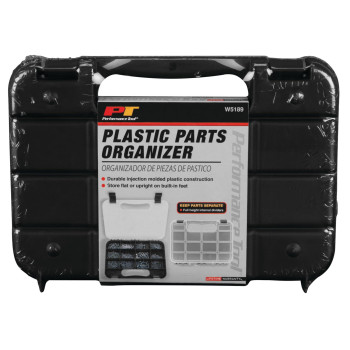 Performance Tool W5189 Durable Plastic Storage Organizer With Fullheight Dividers For Parts And Tools Flat Or Upright Storage