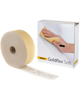 Mirka Goldflex Soft Hand Sanding Sheets 45 Inch X 5 Inchgrit 320200 Pcs On A Roll