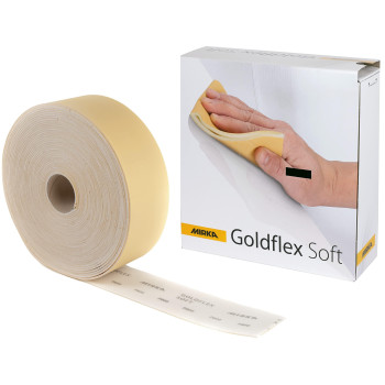 Mirka Goldflex Soft Hand Sanding Sheets 45 Inch X 5 Inchgrit 320200 Pcs On A Roll