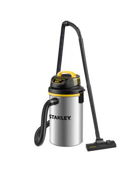 Stanley Wetdry Hanging Vacuum 45 Gallon 4 Horsepower Stainless Steel Tank