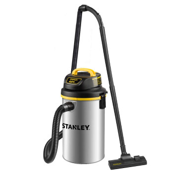 Stanley Wetdry Hanging Vacuum 45 Gallon 4 Horsepower Stainless Steel Tank