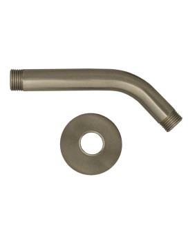 Showerhaus Short Solid Brass Shower Arm with Solid Brass Escutcheon