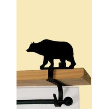 Wrought Iron Bear Curtain Shelf Brackets Approximately 4 34 In W X 7 12 In H X 5 12 In D Silhouette 5 In W X 3 18 In H Woo