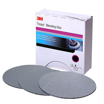 3M 02091 Trizact Hookit 3 Inch P1000 Grit Blending Disc Gray