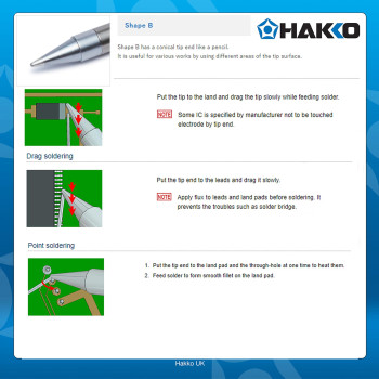 Hakko T18B Conical Soldering Tip