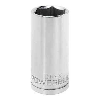 Powerbuilt 640841 12Inch Drive 27Mm Deep Socket Silver