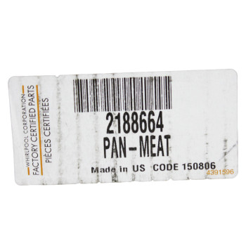 Whirlpool 2188664 Meat Pan For Refrigerator