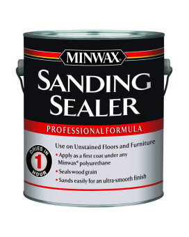 1 Gal Minwax 15700 Clear Sanding Sealer Waterbased Topcoating Finish