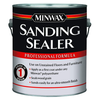 1 Gal Minwax 15700 Clear Sanding Sealer Waterbased Topcoating Finish