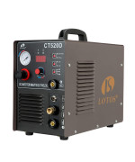 Lotos Ct520D 50 Amp Air Plasma Cutter 200 Amp Tig And Stickmmaarc Welder 3 In 1 Combo Welding Machine 58 Inch Clean Cut Br