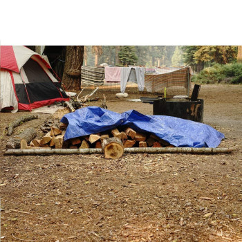 Grizzly Tarps By Bair 8 X 10 Large Multipurpose Waterproof Heavy Duty Poly Tarp With Grommets Every 36 8X8 Weave 5 Mil T