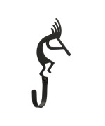 Village Wrought Iron Kokopelli Wall Hook Small