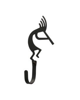 Village Wrought Iron Kokopelli Wall Hook Small