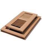 Decor Grates Wlf410U Floor Register Single Unfished Oak