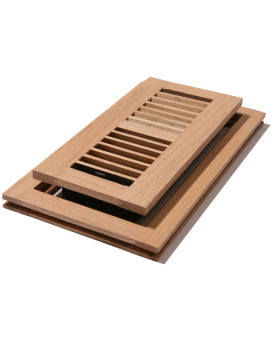 Decor Grates Wlf410U Floor Register Single Unfished Oak