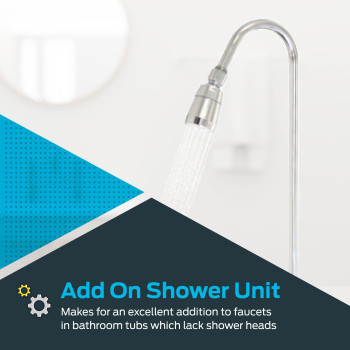 Ezflo Spouttype Addon Shower Unit Chrome 11120