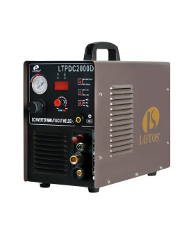 Lotos Ltpdc2000D 2024 Upgraded 3 In 1 Plasma Cutter Tig Sitck Welder Combo 58 16Mm Clean Cut 34 20Mm Severance Cut 50A No