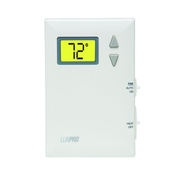 Lux Pro Psd010Bf Digital Nonprogrammable Thermostat For Home Heat Only With Fan