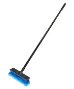 Carrand 93058 General Purpose Wash Brush With 48 Handle And 10 Brush Head Black