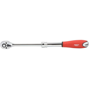 Neiko 03067A 38Inchdrive Extendable Ratchet Handle 72Tooth Reversible Ratcheting Feature Extends 8 12 To 12 38 Inches