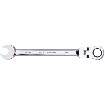 Mintcraft Pro Fpg11Mm 11Mm Flexible Ratchet Wrench Medium Silver