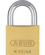 Abus 5540 Solid Brass Keyed Padlock With 2 Keys Hardened Steel Shackle With Anti Corrosion Inner Lock Components Keyed Differ