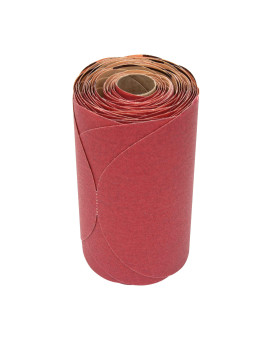 3M Red Abrasive Stikit Disc 01116 6 In P80 100 Discs Per Roll